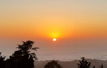 Brilliant Setting Sun